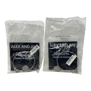 Alex and Ani Disney Cinderella II and Frozen Elsa Elsa Bangle Bracelets Set